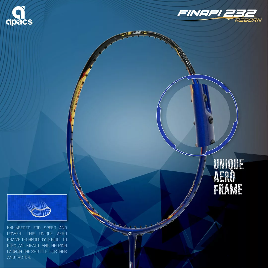Apacs Finapi 232 Reborn Badminton Racquets - Smash Hub